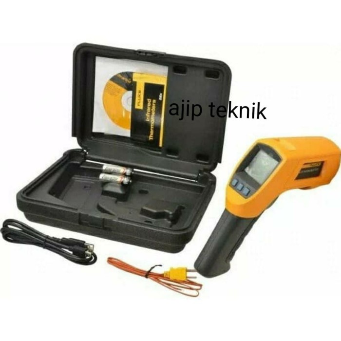 Fluke 568 infrared thermometer and contact temperature gun asli ori