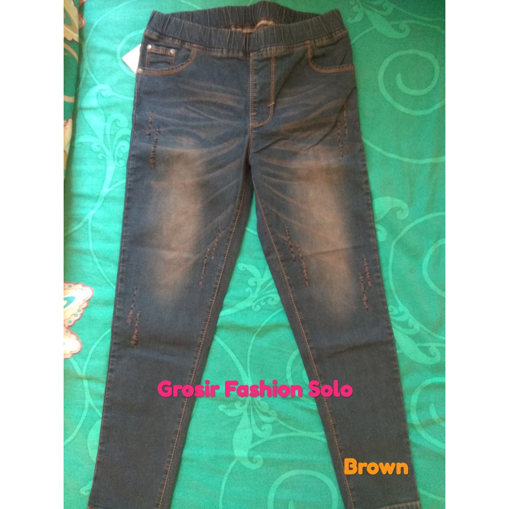 Ready Size 31-38 | Jegging Reka Jeans | Celana Panjang Legging Jeans Murah | Jegging Ripped