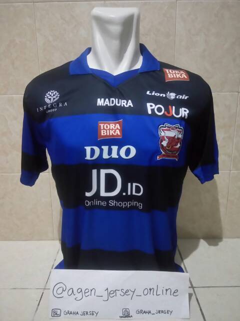 Jersey Madura United Liga 1 Gojek Away Biru GO 2017