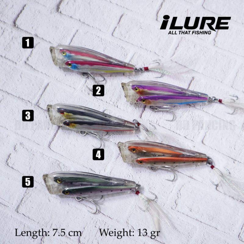 LURE UMPAN CASTING  I-LURE POPPER