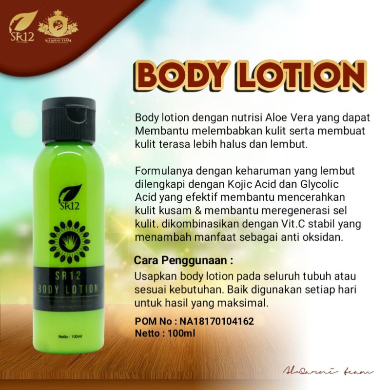 body lotion malam skincare sr12 /handbody malam sr12/