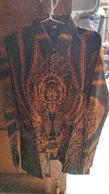 Couple Batik Katun Sragenan Sarimbit Batik Cakrawangsa Dress Batik Sogan Tunik Lengan Serut