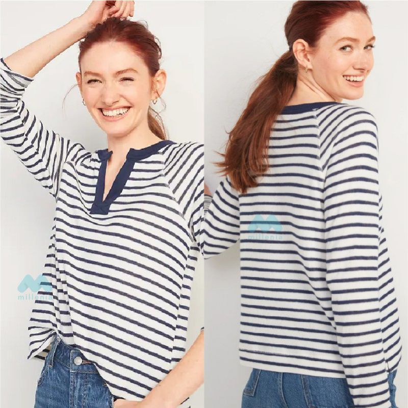kaos wanita lengan panjang old navy original brended