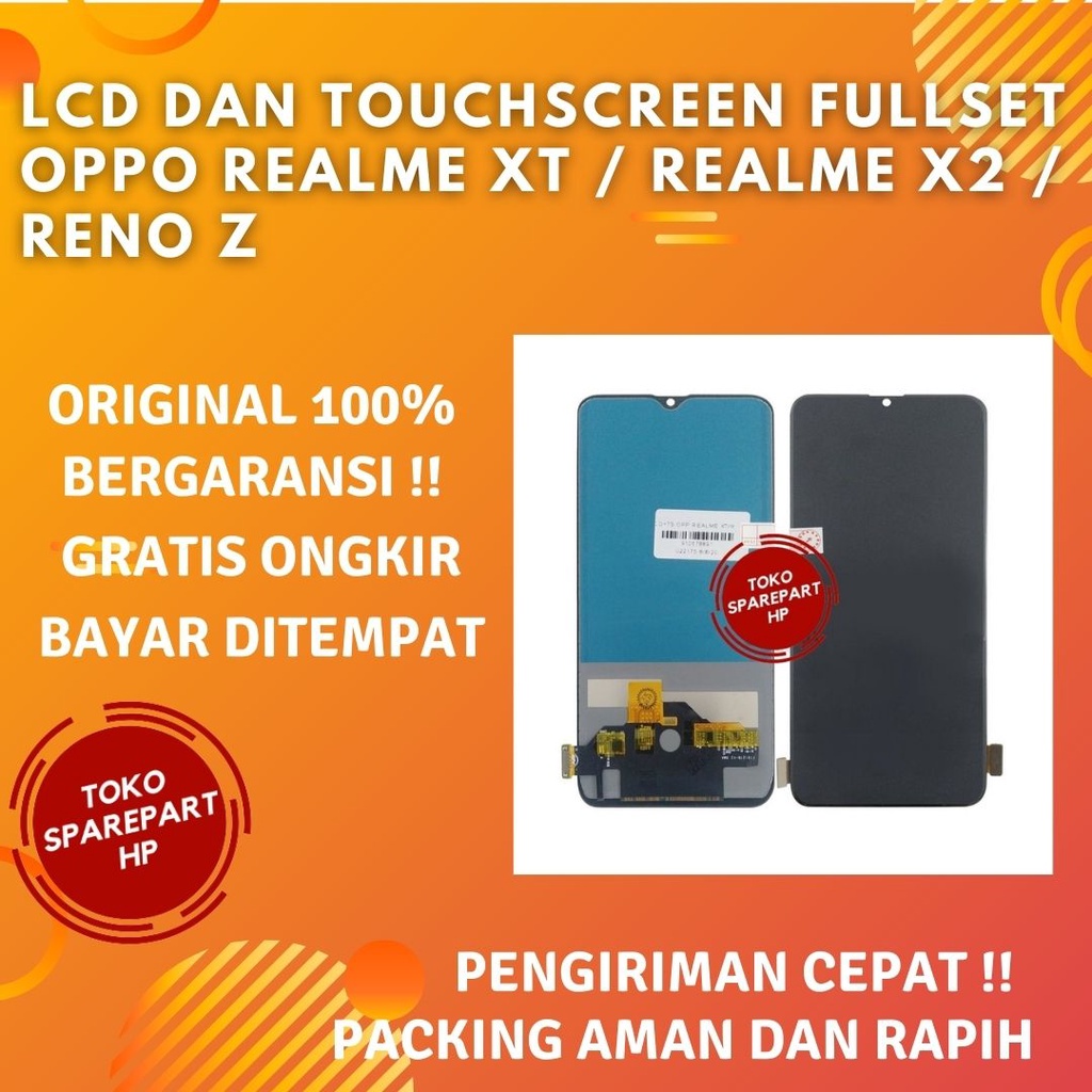 Lcd Ori Hp Realme XT Fullset Layar Lcd Touchscreen Realme XT Original
