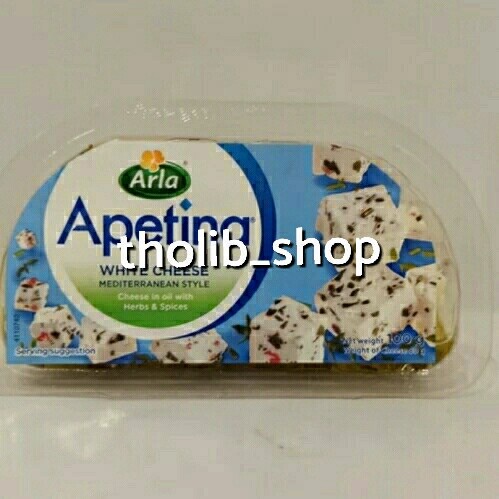 

arla apetina white cheese in oil with herbs & spice 100gr