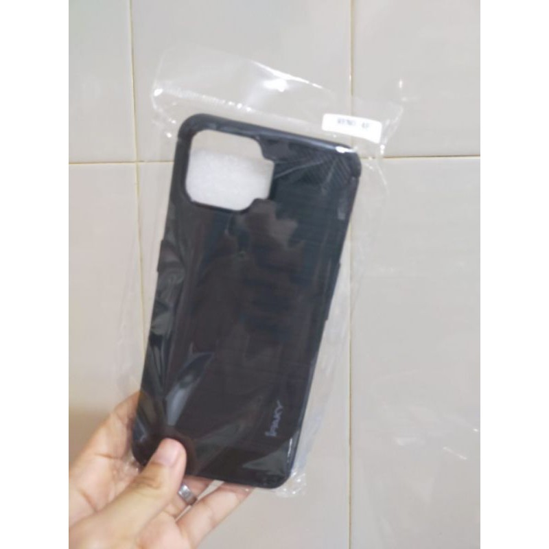 0323 vvv case ipaky Oppo Reno 4F A93 case ipaky hitam silikon