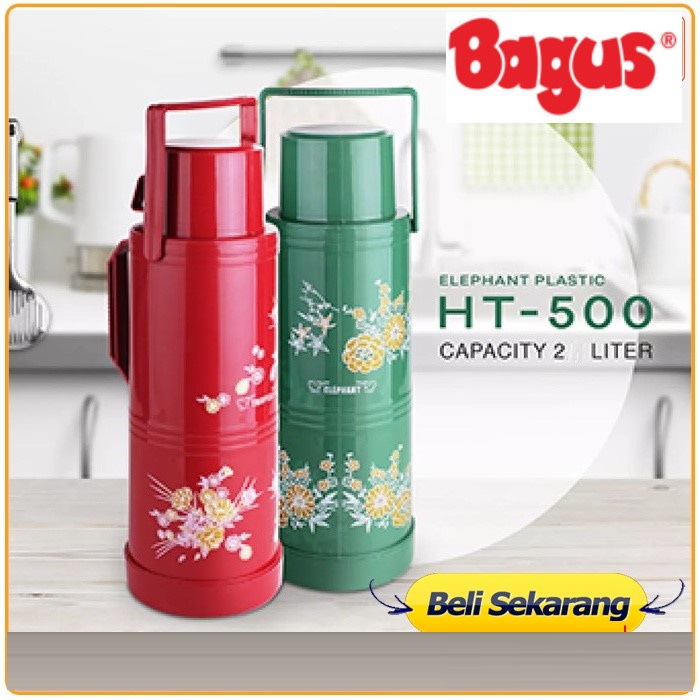 termos - thermos air panas elephan gajah 2 litER gosend dan gojek cimahi bandung lion star