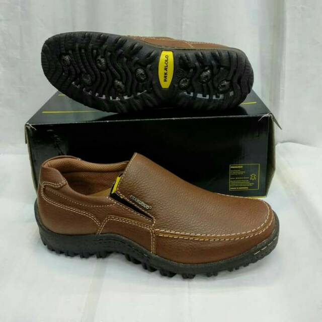 Sepatu kulit pakalolo terbaru Pakalolo N8815,brown 39-44