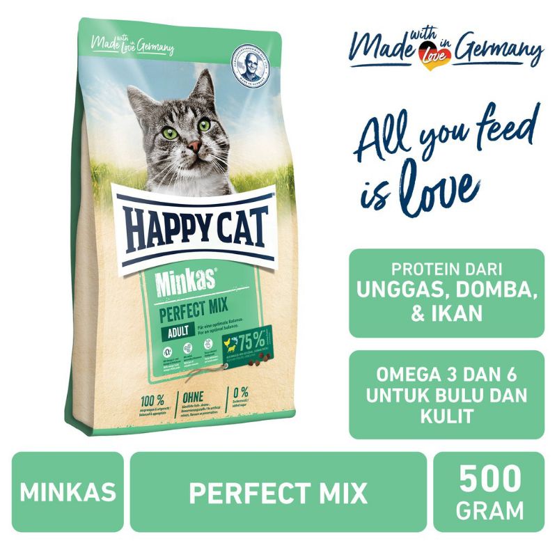 Happy Cat Minkas Perfect Mix FRESHPACK 500gr