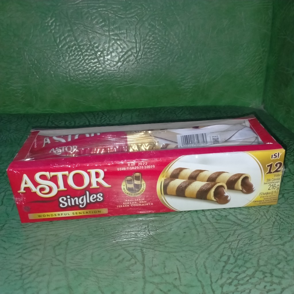 

ASTOR SINGLES 216 g (12x18g)