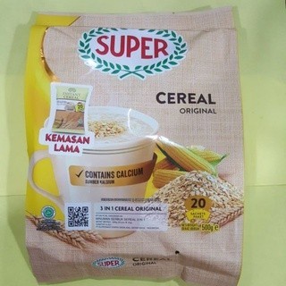 

Super Instan Sereal isi 20 Bks x 30 gr Made Malaysia