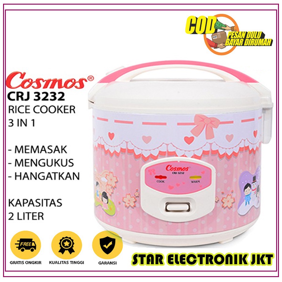 COSMOS CR-3232 Magic Com 2 Liter 3in1