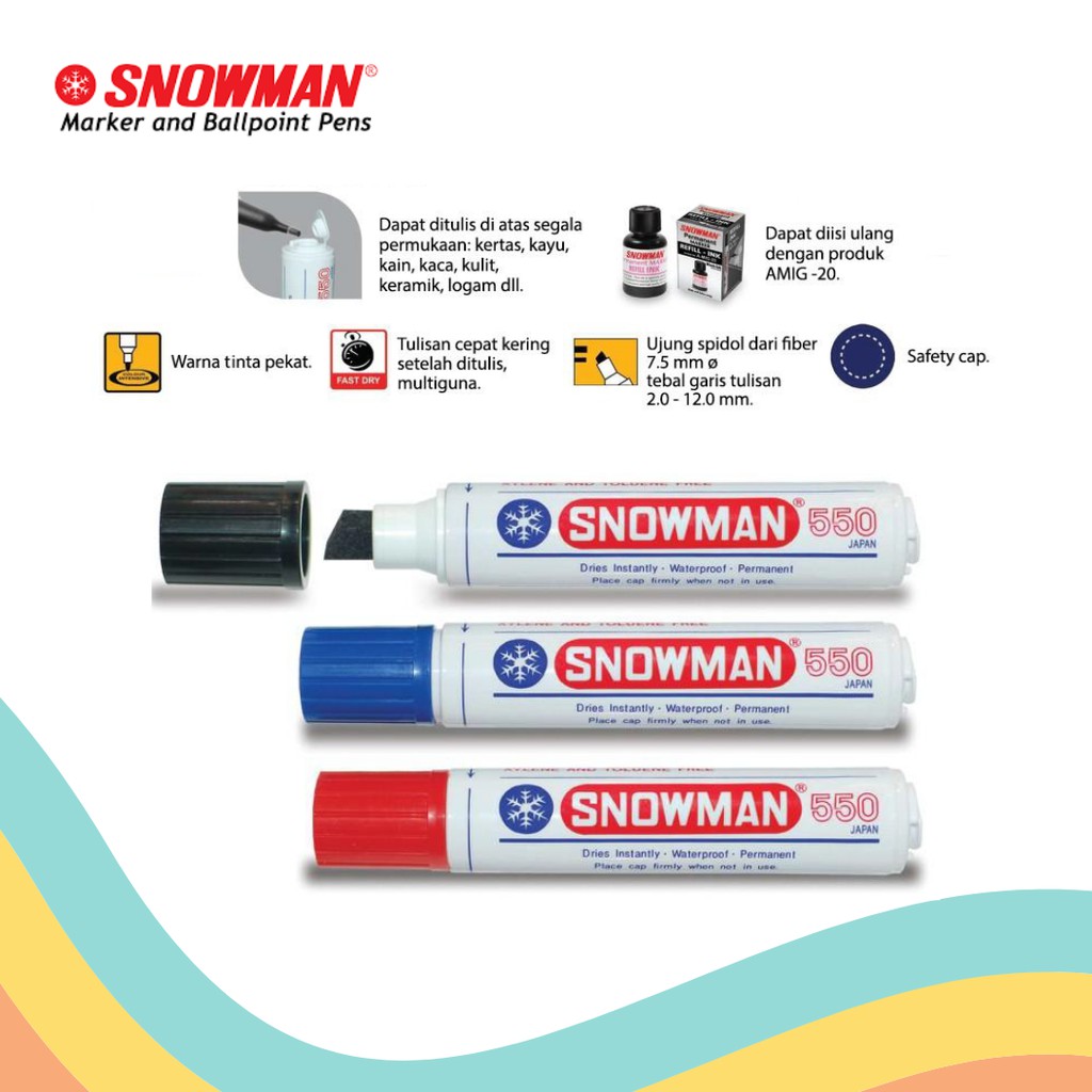 

SPIDOL PERMANENT SNOWMAN JUMBO AG-550 (1 PCS)
