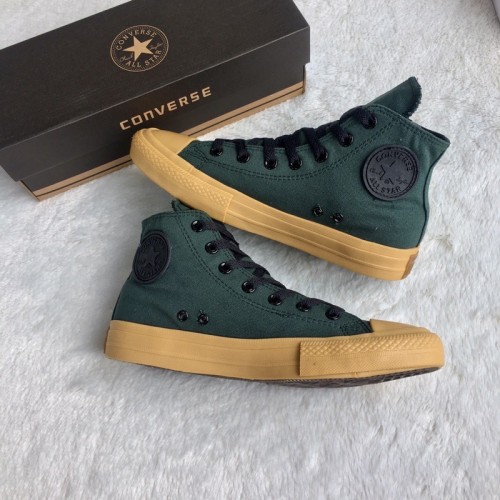 SEPATU CONVERSE All Star CT High Warna Hijau Army Gumb Sepatu Wanita Sepatu Pria Sepatu Original
