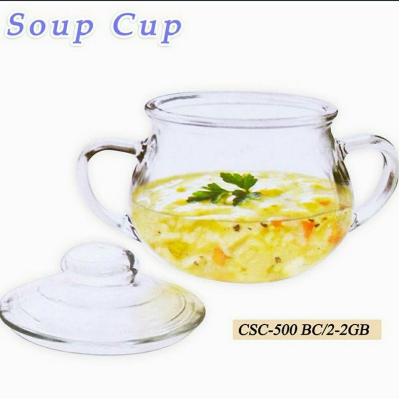 MURAH WADAH SOP TEMPAT SAJI SOUP ZUPA SOUP TRANSPARAN BELING MANGKOK SOP
