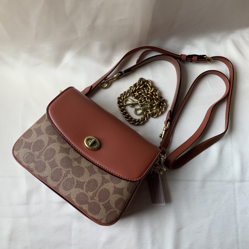 Coach Cassie Crossbody 19 In Signature Canvas - Tan Rust(89089)