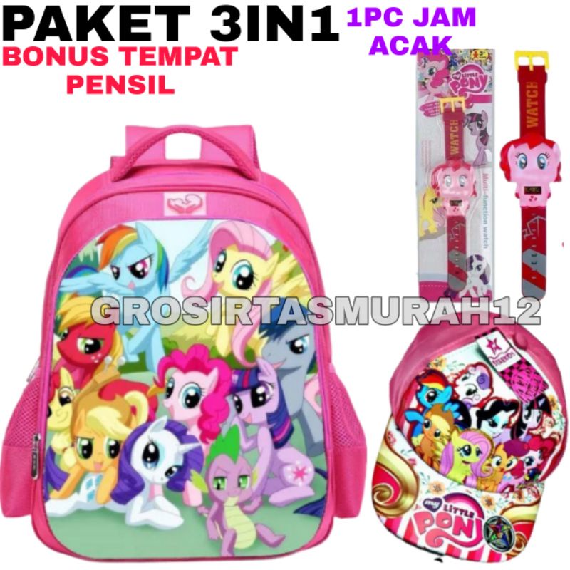 KUDAPONI Tas Anak Sekolah Perempuan SD/TK murah Tas Ransel Sekolah UNICORN Tas Anak Perempuan Tas anak cewek