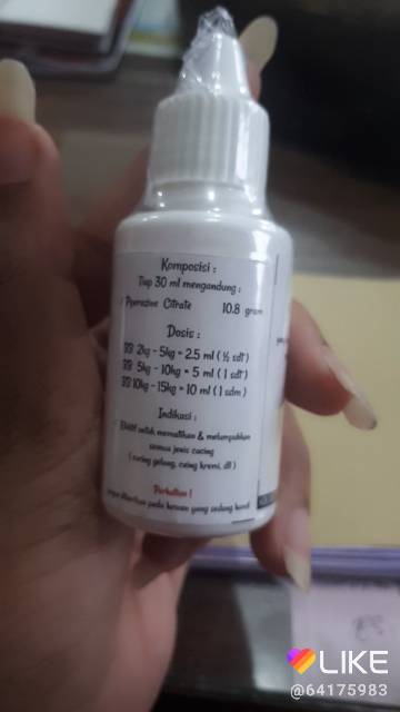 Obat cacing cair kucing dan anjing VERMES