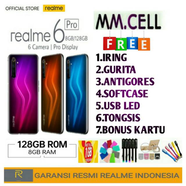 REALME 6 PRO RAM 8/128 GB | REALME 6 4/128 8/128 GARANSI RESMI REALME INDONESIA