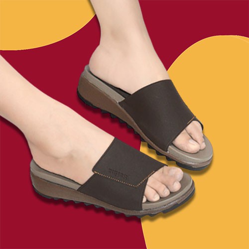 [TC09] SANDAL WEDGES WANITA TALI SENDAL FASHION TERBARU SLOP SELOP SLIP KEKINIAN CEWEK MURAH PLATFORM SIMPLE DEWASA KONDANGAN