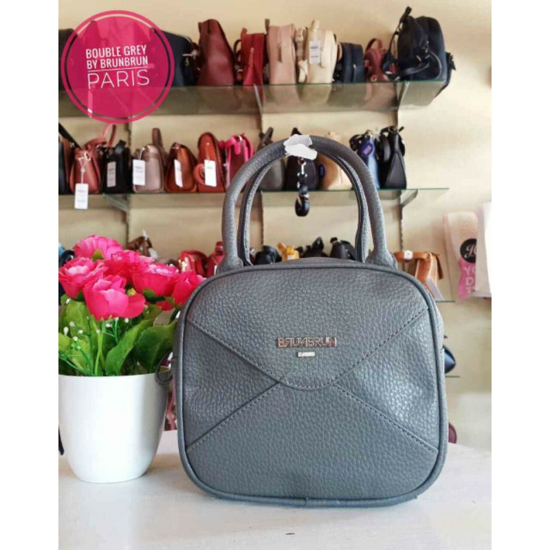 Tas Bouble Grey BrunBrun Paris