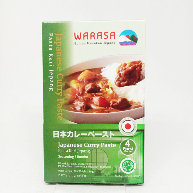 

WARASA JAPANESE CURRY PASTE 80 G