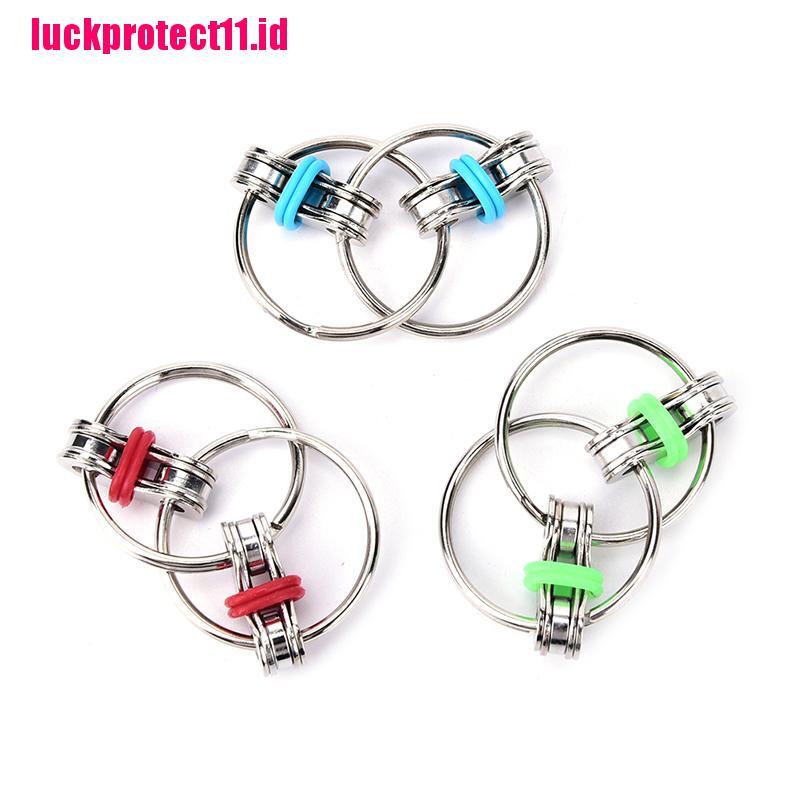 Lucktoy Edc Fidget Hand Spinner Bentuk Rantai Untuk Menghilangkan Stress