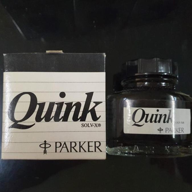 

(COD) Parker Quink Tinta Fountain Pen 57 ml warna hitam ASLI PROMO Kode 325