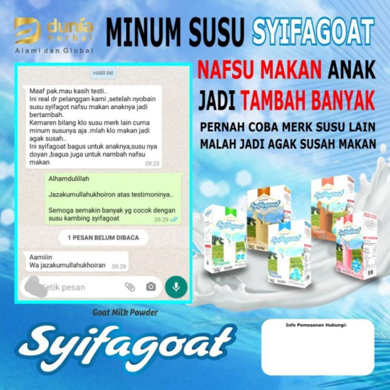 

susu kambing etawa premium syifagoat
