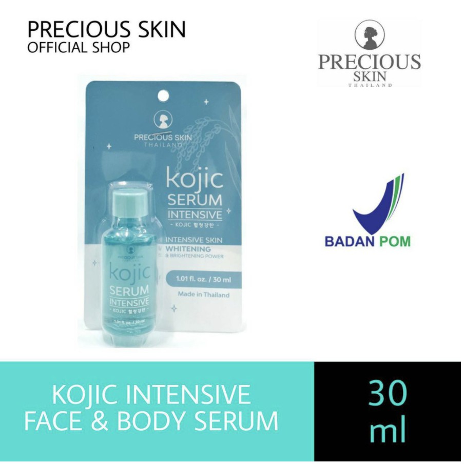 [BPOM] Precious Skin - Kojic Brightening &amp; Whitening Intensive Serum Body &amp; Face 30ML