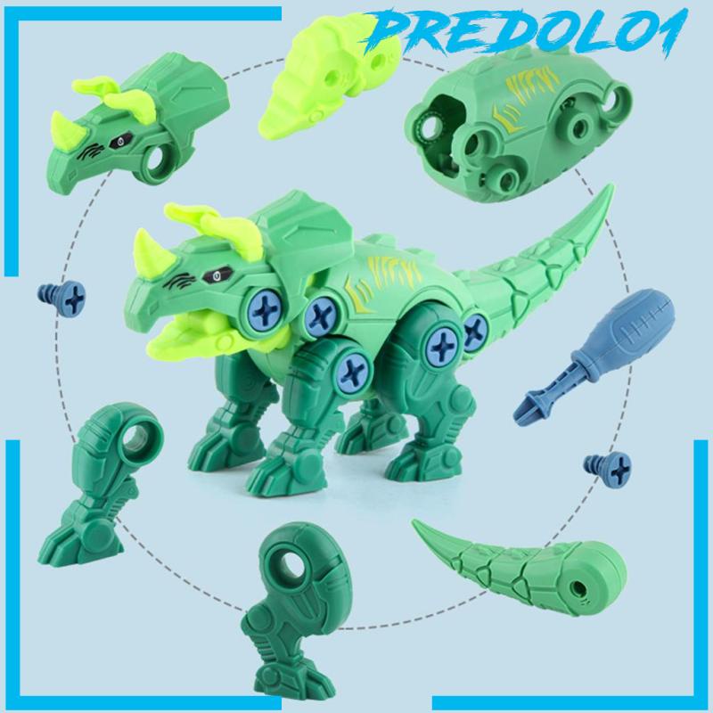 Predolo1 3pcs Mainan Dinosaurus Diy Untuk Hadiah Ulang Tahun Anak Laki-Laki / Perempuan