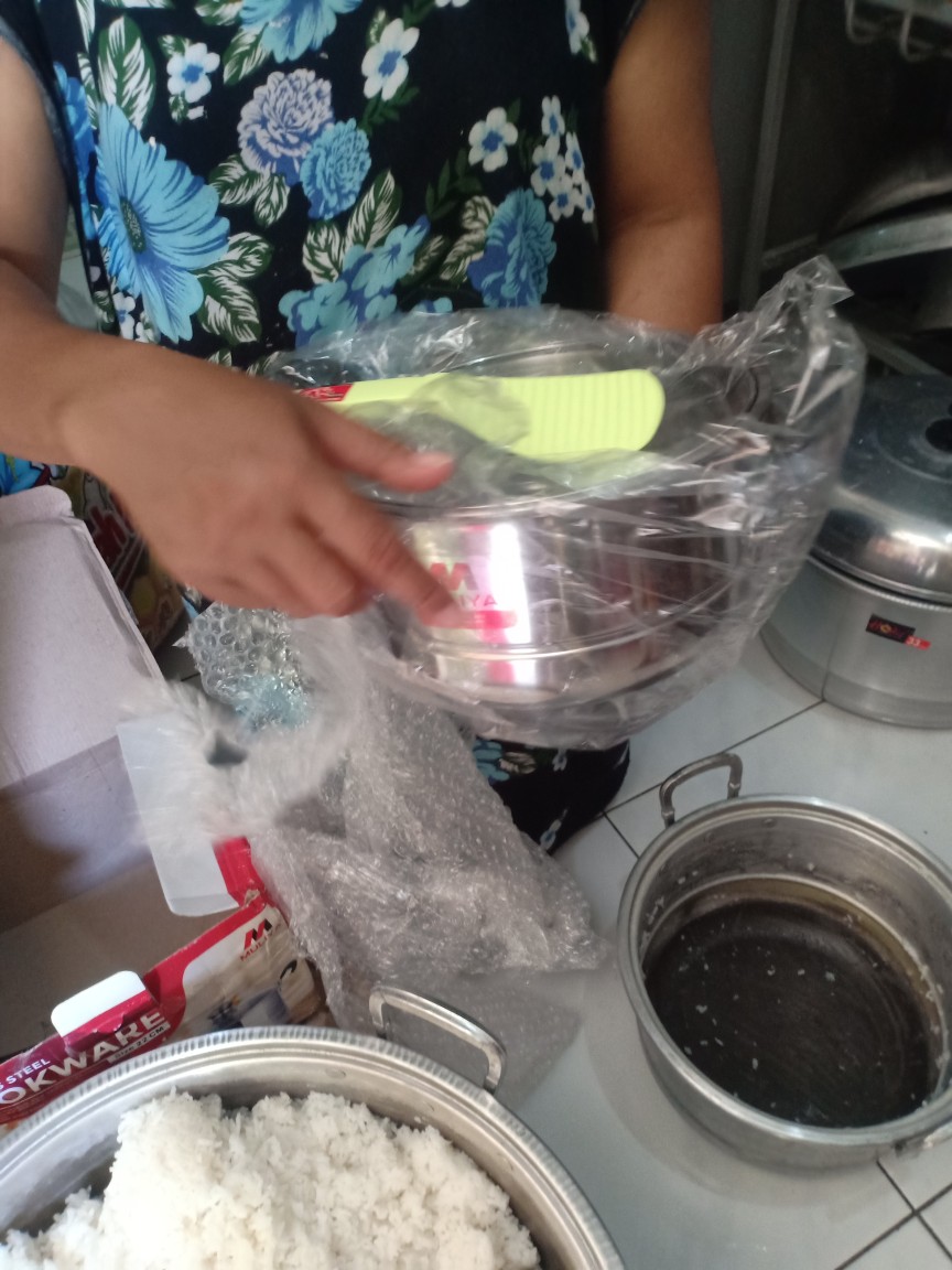 Panci Kukus /dandang Langseng Panci Serbaguna Panci Multifungsi Steamer Stainless Muliya 22 Cm