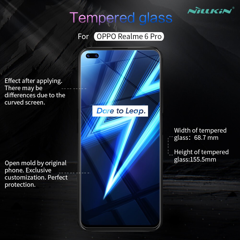 GENUINE Amzg H Tempered Glass REALME 6 pro