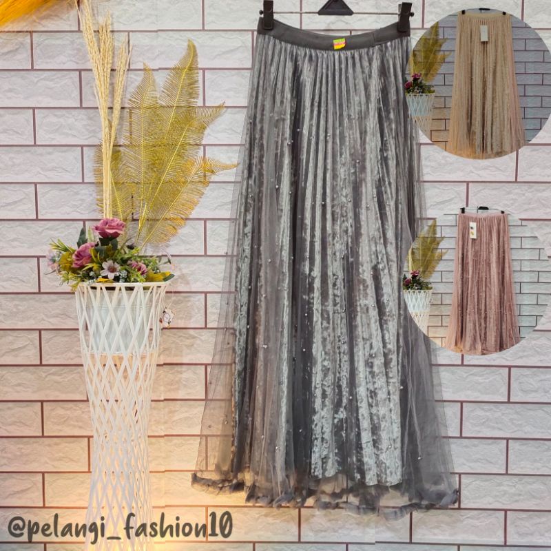 ROK TUTU MUTIARA IMPORT PREMIUM