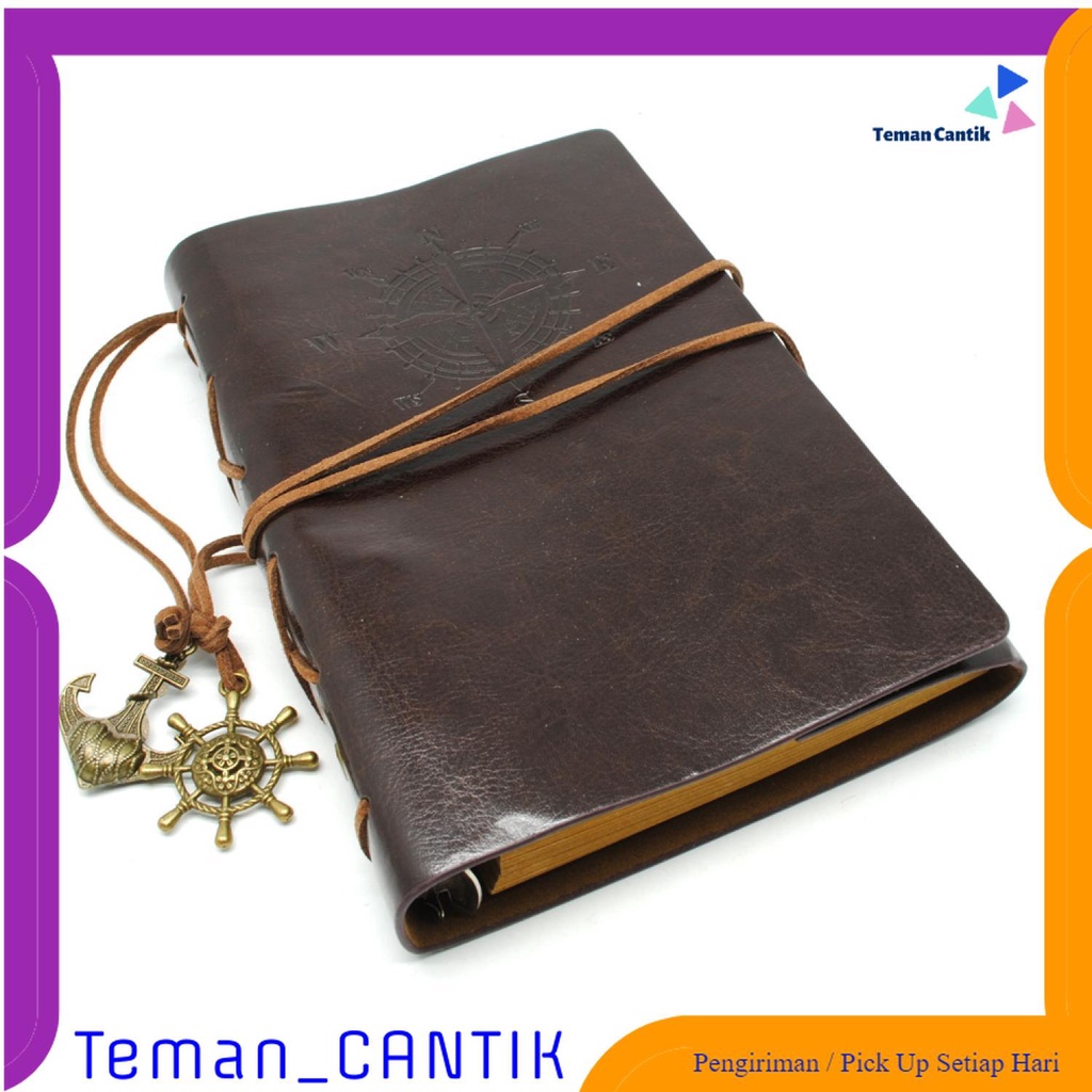 

TC-DA1 Buku Catatan Binder Kulit Retro Pirate - 8005