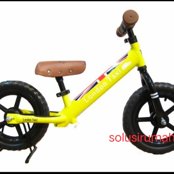 london taxi sepeda anak yellow kick bike koleksi mainan kickbike