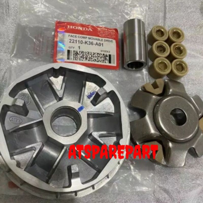 Rumah Roller Assy honda vario 150 FI F1 125 LED Esp New Baru K59 K36