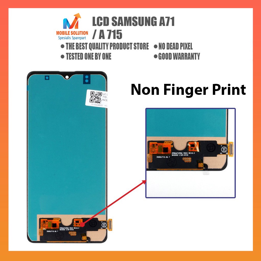Grosir LCD SAMSUNG A71/A715 ORIGINAL  INCEL 100% GARANSI 1 bulan + packing / BUbbel