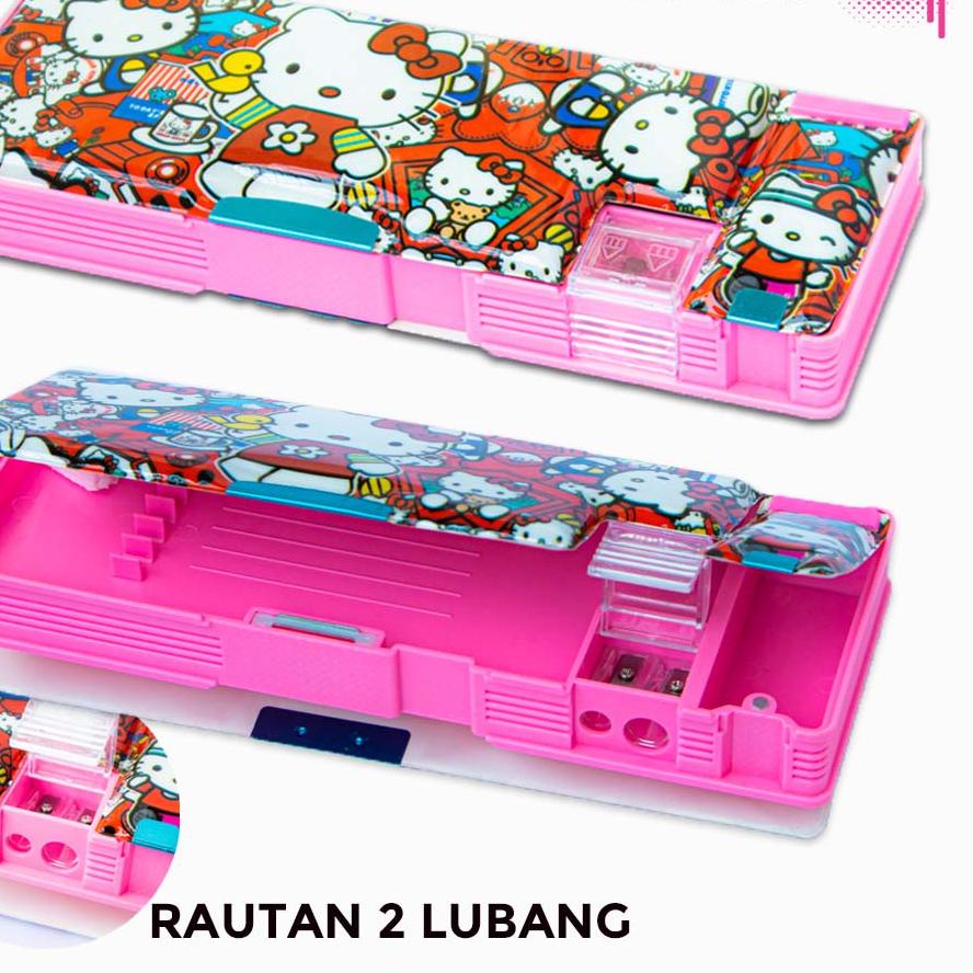 

Model baru - Kotak Pensil / Tempat Pensil Karakter + Rautan CC-7813 ..