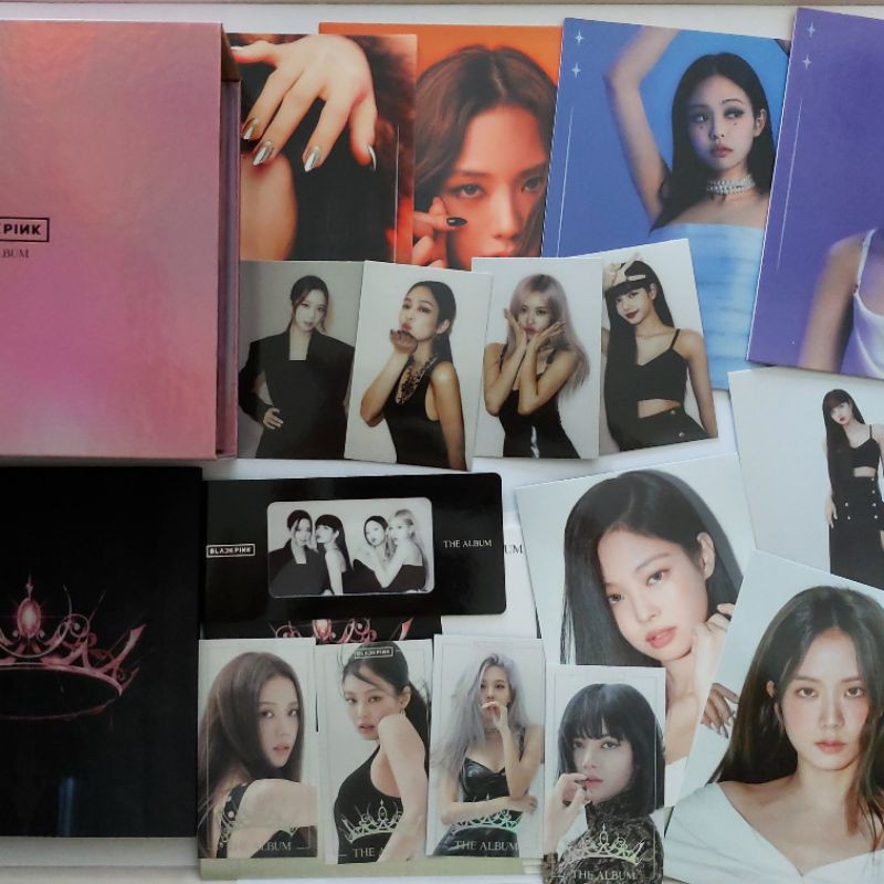 BLACKPINK THE ALBUM PHOTOBOOK BOX ONLY PHOTOCARD OFFICIAL JISOO JENNIE ROSE LISA YGS/KTOWN BENEFIT