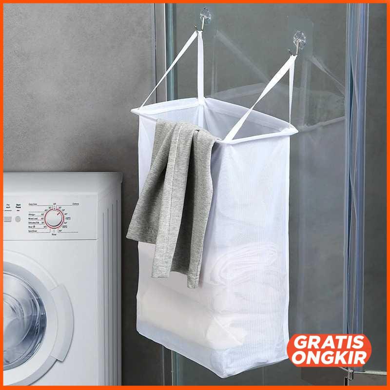 Keranjang Gantung Pakaian Kotor Laundry Basket - YJ39