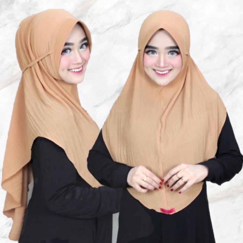 bergo maryam pet plisket full Lidi bergo instan pleated full Lidi hijab maryam pleated ped ceruty