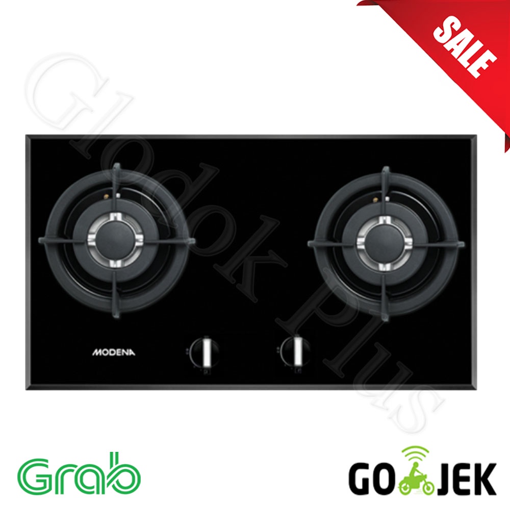 MODENA CRISTA BH 1725 - Kompor Tanam Built-In Hob Gas 70 cm, 2 Burners