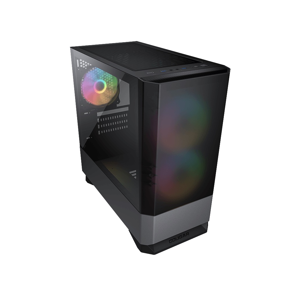 COUGAR GAMING CASE MG140 RGB ARGB Mini Tower Case (Iron Gray)