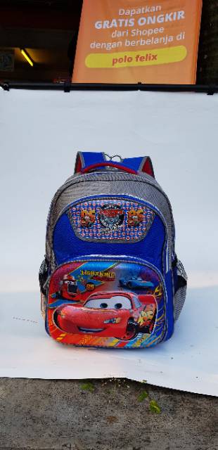 Tas anak sekolah cars mcquin/ransel sekolah