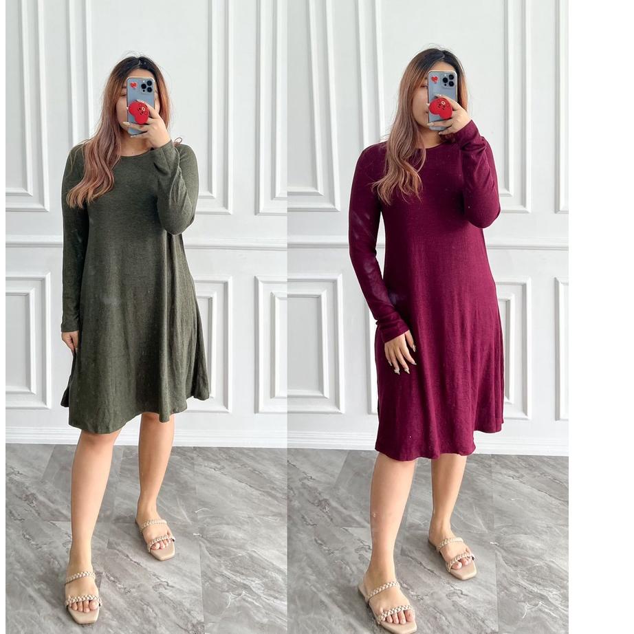 Lagi Tren.. Oldnavy Knitted Longsleeve Swing Dress