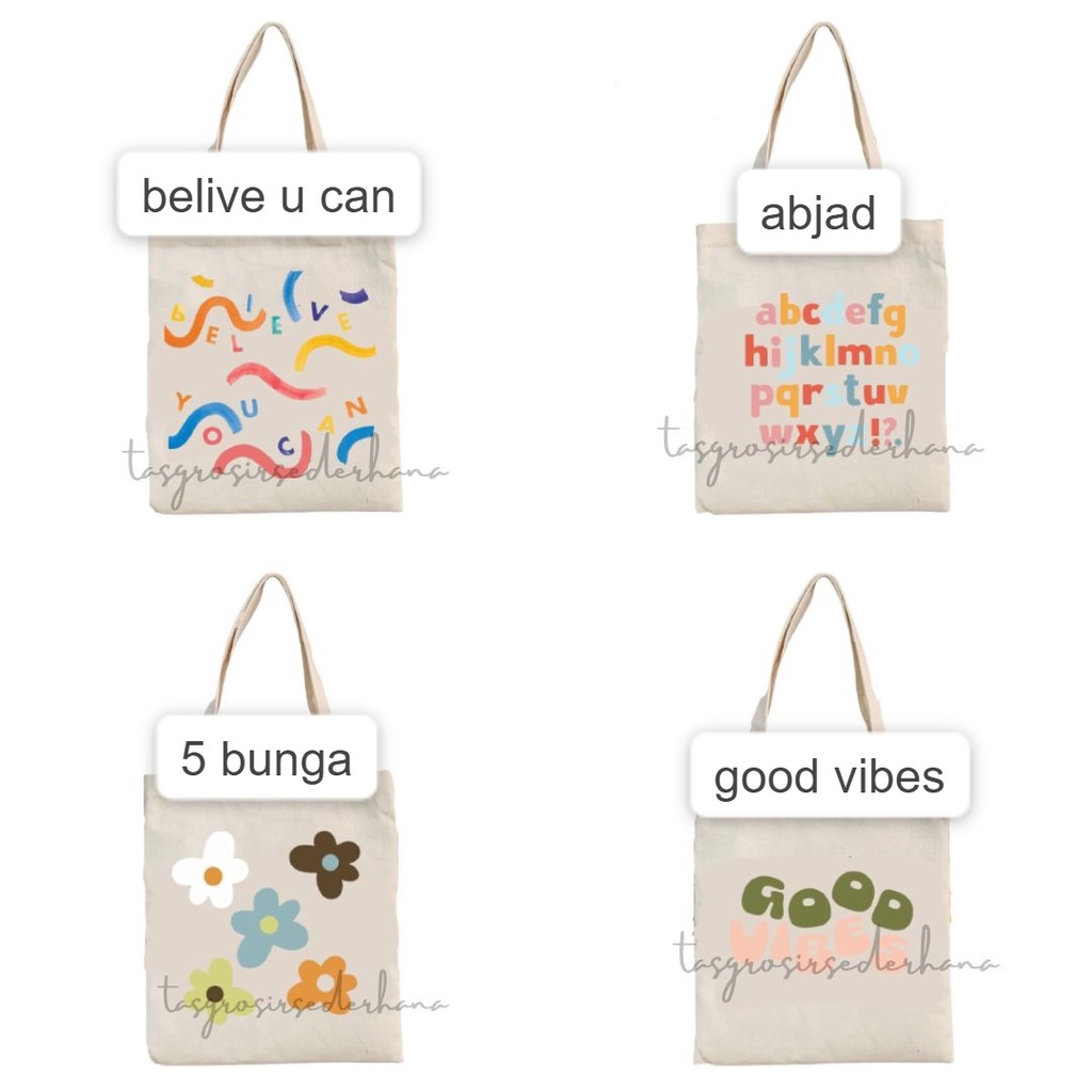 TSK - totebag art printing planet full color Murah BISA COD