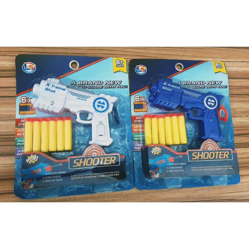 [COD] Mainan pistol anak || Mainan Nerf || Tembak Tembakan Peluru busa ||  mainan softgun anak LG6