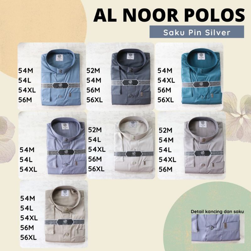 Al Noor Polos gamis pria