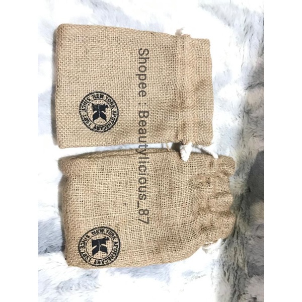 KIEHL'S Pouch serut bahan Rami